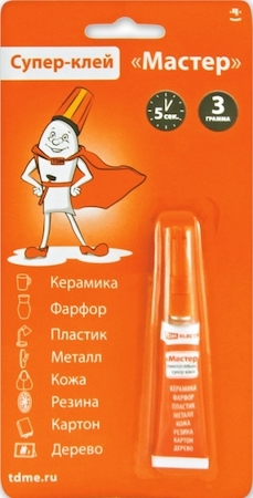 TDM ELECTRIC SQ0542-0001 Супер-клей "Мастер" 3г/блистер TDM
